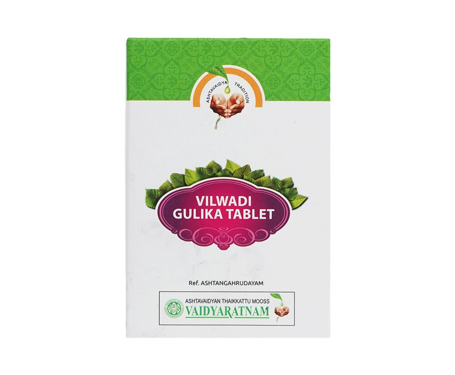 Vilwadi Gulika Tablet - 10 U (Vaidyaratnam, 10U)