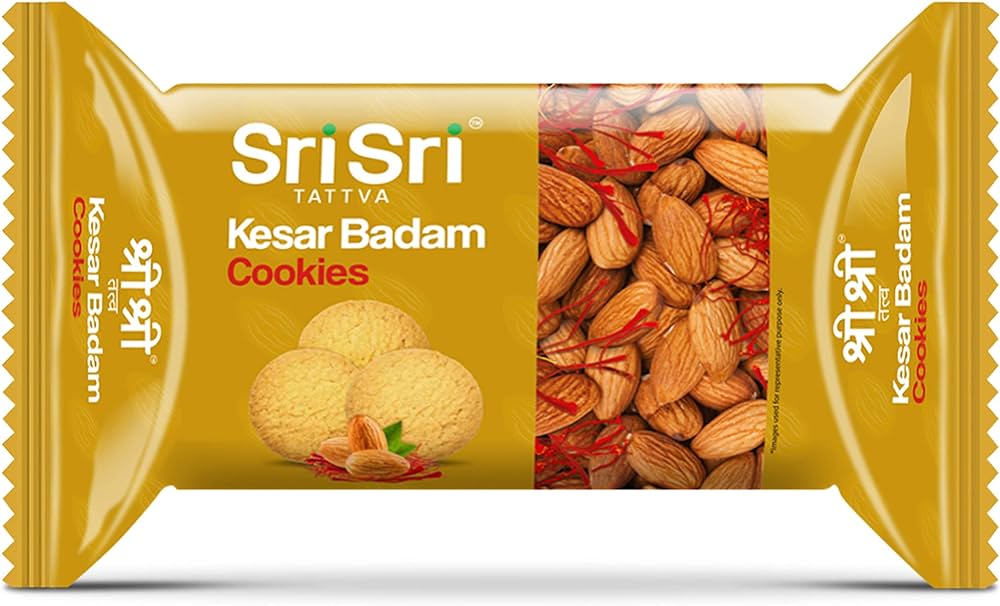 Kesar Badam Cookies