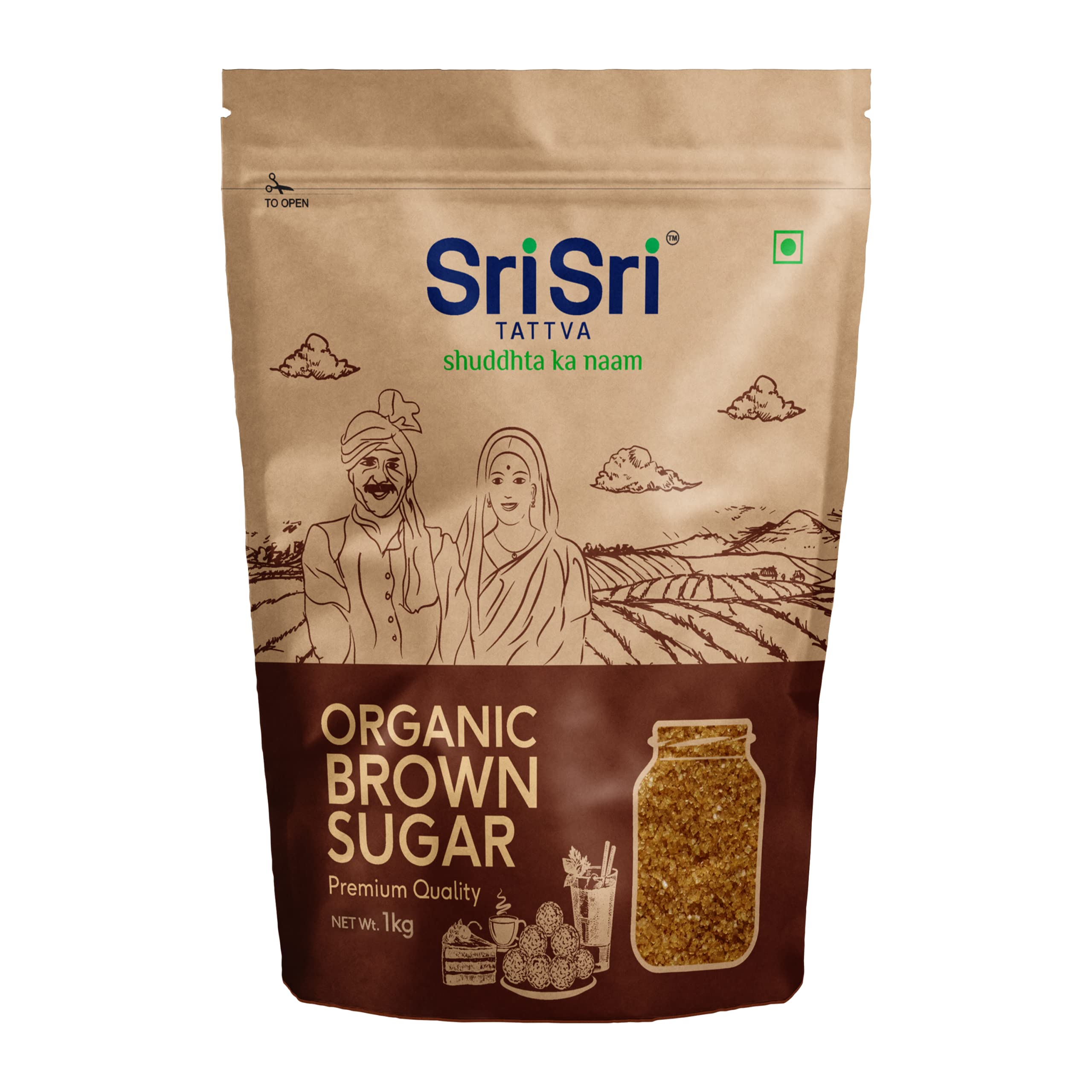 Organic Brown Sugar 1kg
