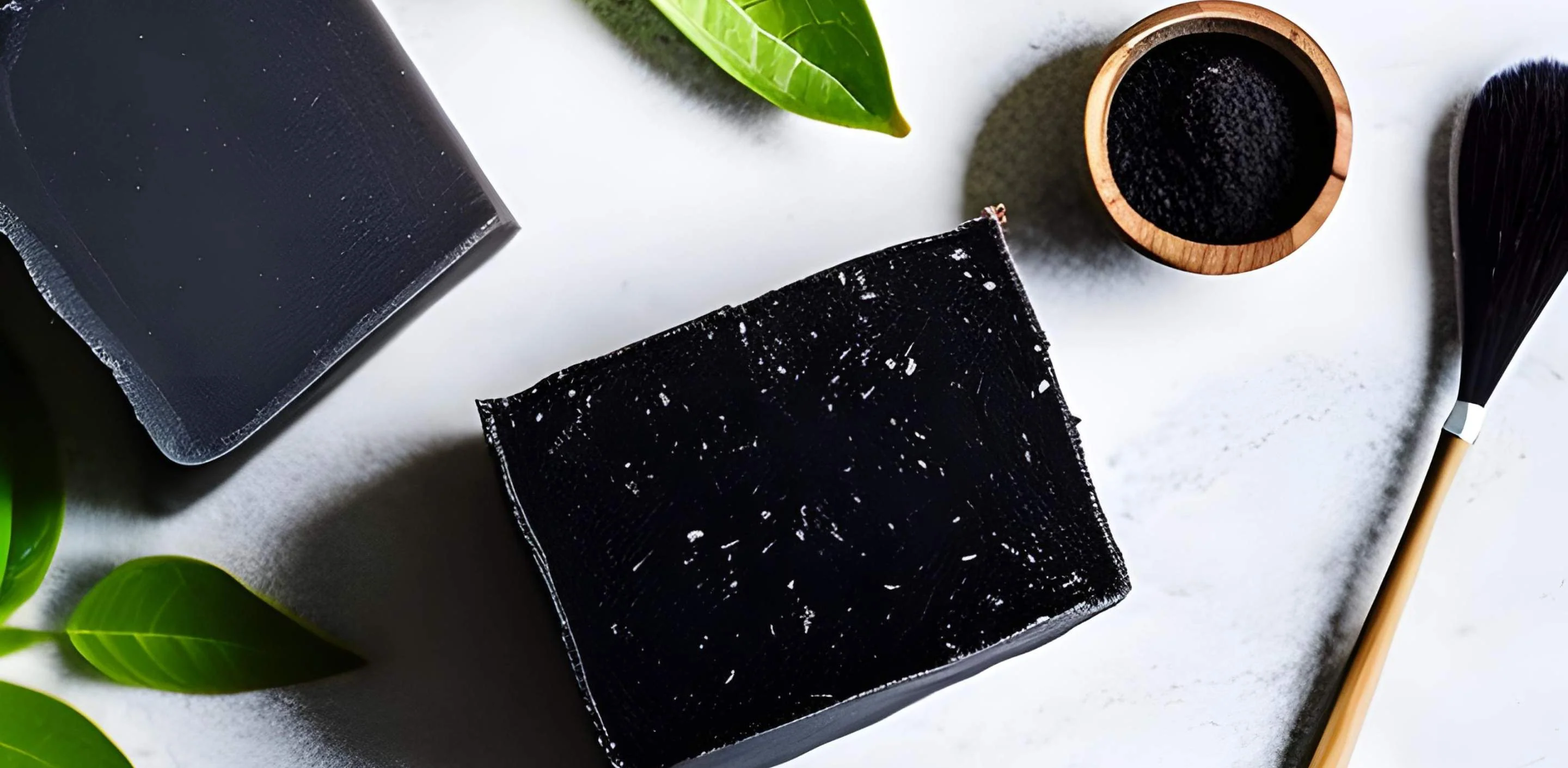 Charcoal soap