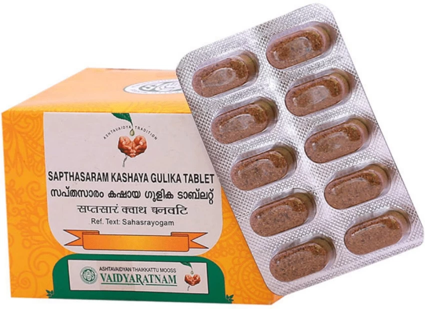 Saptasaram Kashayam Gulika Tab - 10 U